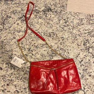 Red Leather HOBO Purse